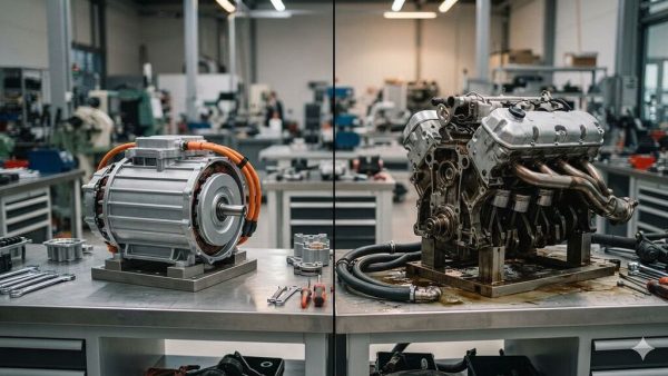 Um motor elétrico com 500 cv é realmente equivalente a um motor a gasolina com 500 cv?
