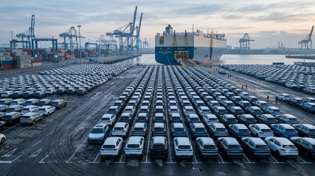 Enquanto a Europa despede às dezenas de milhares, a China exporta carros a ritmo recorde: os números que explicam a ligação